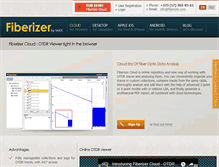 Tablet Screenshot of fiberizer.com